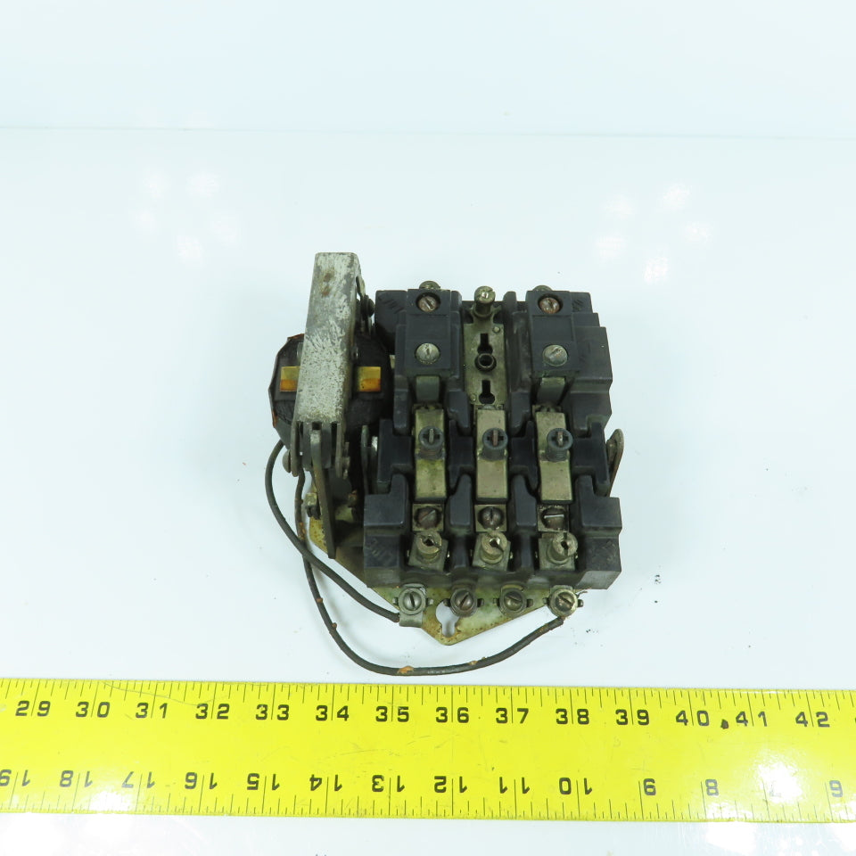 Trumbull Vintage Contactor Assembly With 110V Coil From Heald 72-A Grinder