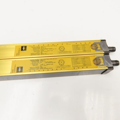 Omron F3SN-A0397P25-D F3SN-A0397P25-L Light Curtain Transmitter Receiver Set