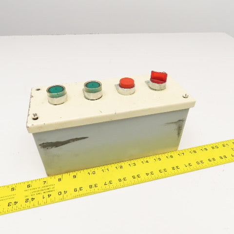 Telemecanique Control Buttons In Enclosure 400V Max 10" x 4" x 5" Deep