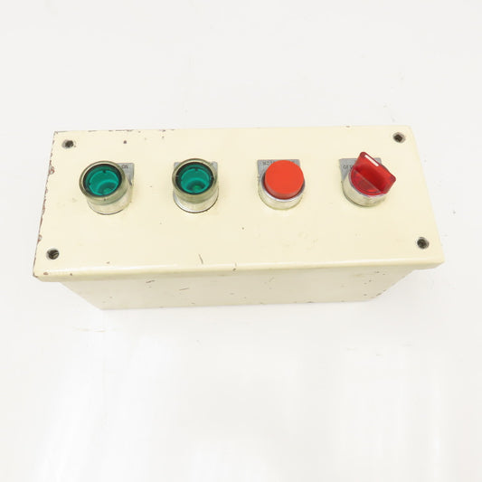 Telemecanique Control Buttons In Enclosure 400V Max 10" x 4" x 5" Deep