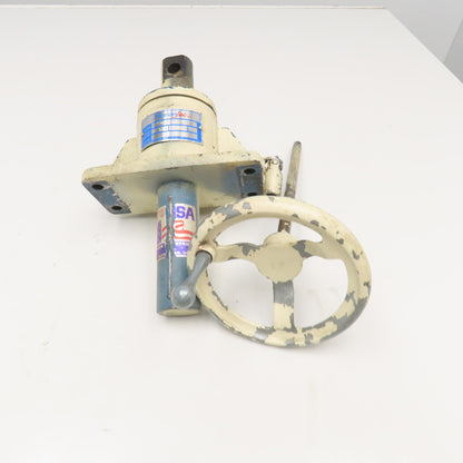 Nook 2 MSJ-U TRV-5 Action Jac 2 Ton Manual Jack Screw 5" Travel W/ Hand Wheel