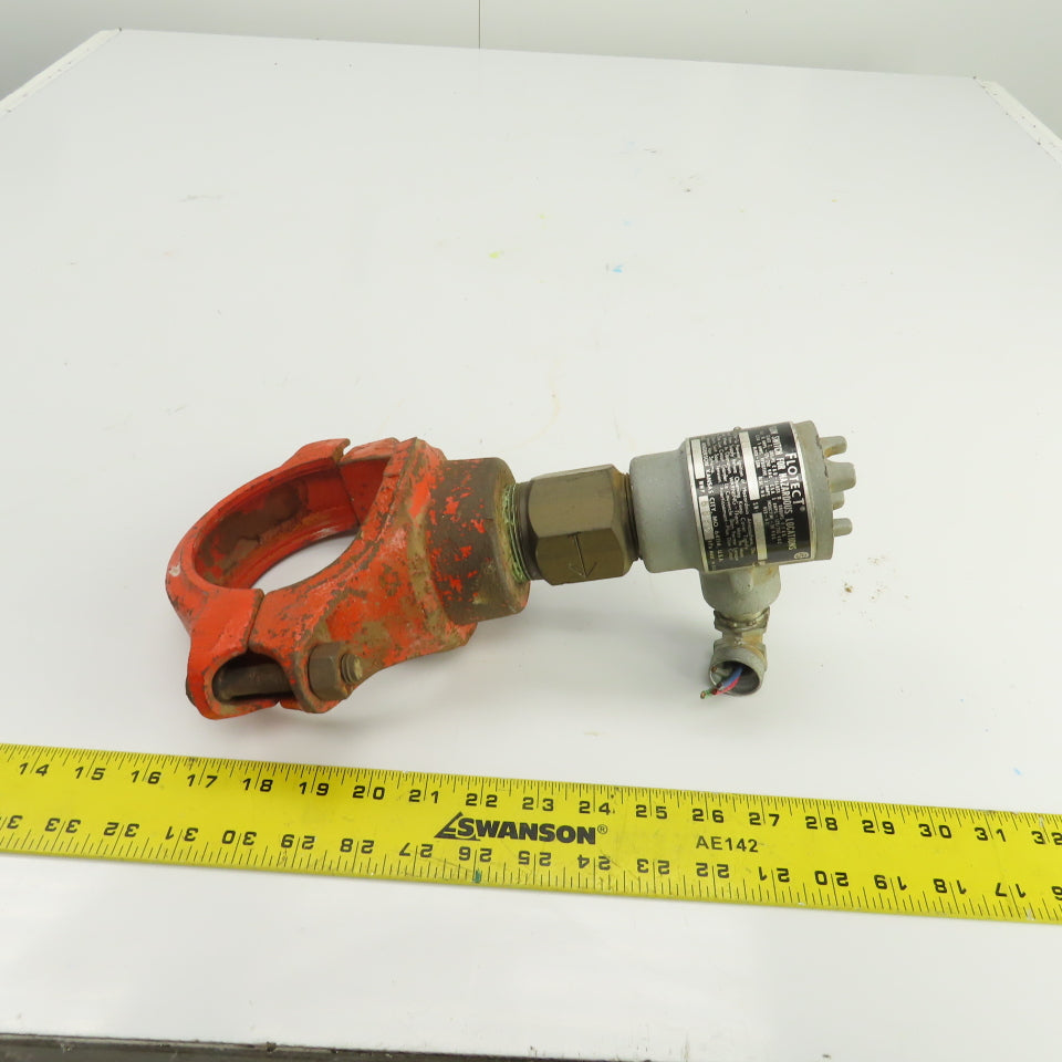 Flotect V420 Flow Switch For Hazardous Locations 1000 PSI 4" Pipe Coupling