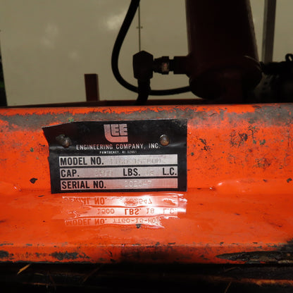 Presto TT60-15-MOD 48" x 36" 1500Lbs. Modified Tilt Table Floor Fixture 60° 115V