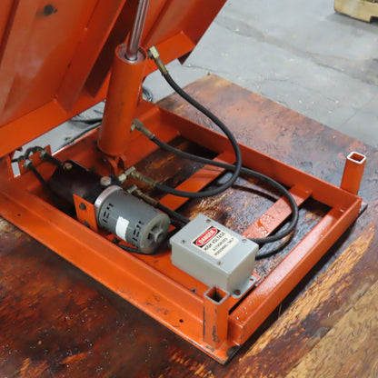 Presto TT60-15-MOD 48" x 36" 1500Lbs. Modified Tilt Table Floor Fixture 60° 115V