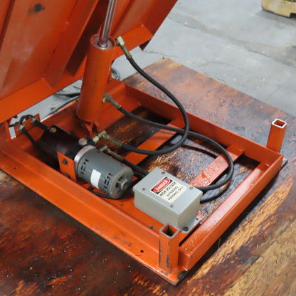 Presto TT60-15-MOD 48" x 36" 1500Lbs. Modified Tilt Table Floor Fixture 60° 115V