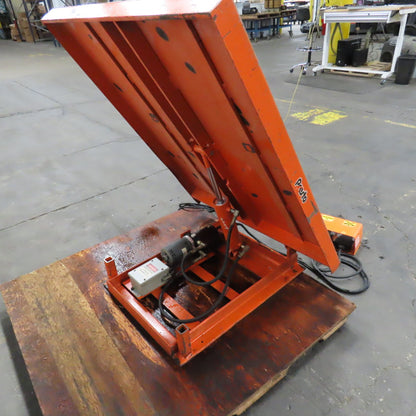 Presto TT60-15-MOD 48" x 36" 1500Lbs. Modified Tilt Table Floor Fixture 60° 115V