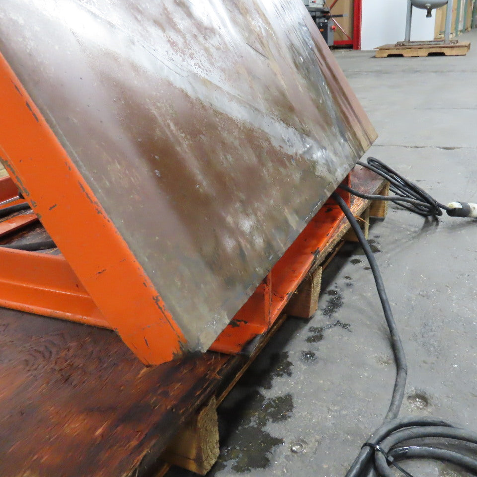 Presto TT60-15-MOD 48" x 36" 1500Lbs. Modified Tilt Table Floor Fixture 60° 115V