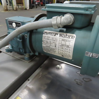 Dillon 2 Belt Side Grip Drive Conveyor 15" Adjustable Width To 1" 480V 22" Long