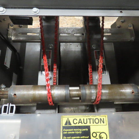 Dillon 2 Belt Side Grip Drive Conveyor 15" Adjustable Width To 1" 480V 22" Long