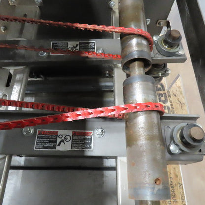 Dillon 2 Belt Side Grip Drive Conveyor 15" Adjustable Width To 1" 480V 22" Long