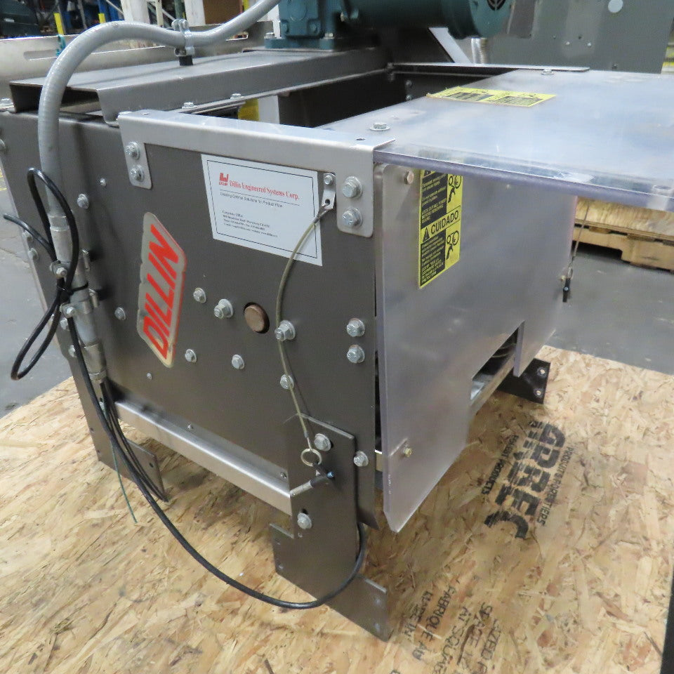 Dillon 2 Belt Side Grip Drive Conveyor 15" Adjustable Width To 1" 480V 22" Long