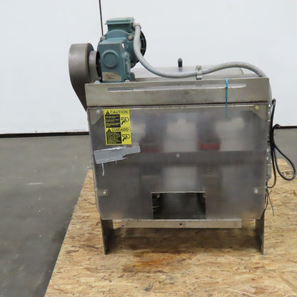 Dillon 2 Belt Side Grip Drive Conveyor 15" Adjustable Width To 1" 480V 22" Long