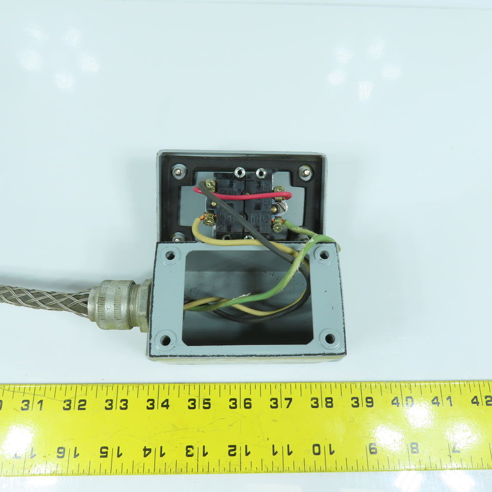 600V Forward & Reverse Operator Switch Control Pendant W/ Enclosure