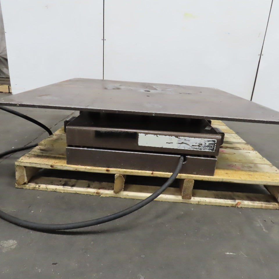 Autoquip 36S60 6000Lbs. 48" x 48" Air Powered Rotating Lift Table 9-1/2-46" Lift