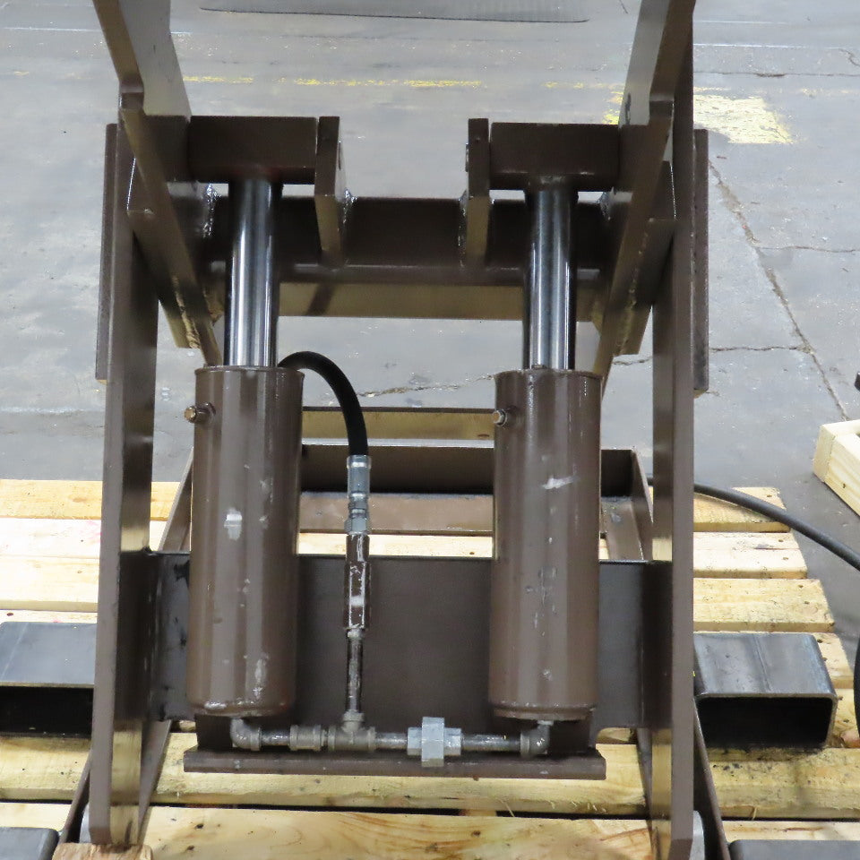 Autoquip 36S60 6000Lbs. 48" x 48" Air Powered Rotating Lift Table 9-1/2-46" Lift
