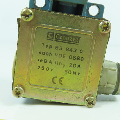 Crouzet 838430 Rocker Arm Roller Limit Switch 20A 250V