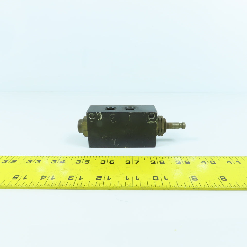 Fabco Air 14PMD3 3/2 Position Manual Pneumatic Directional Air Valve (No Knob)