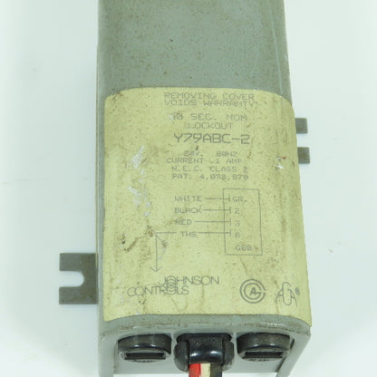 Johnson Controls Y79ABC-2 Furnace Ignition Lockout 24V