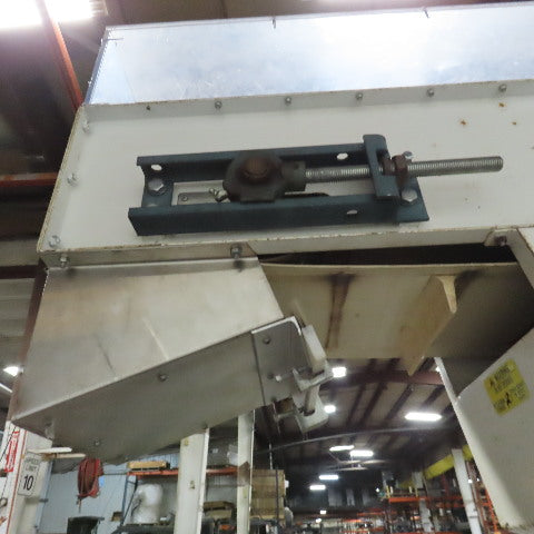 American Machine Works 12" x 112" Incline Elevator Discharge Conveyor 30FPM 3Ph