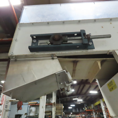 American Machine Works 12" x 112" Incline Elevator Discharge Conveyor 30FPM 3Ph