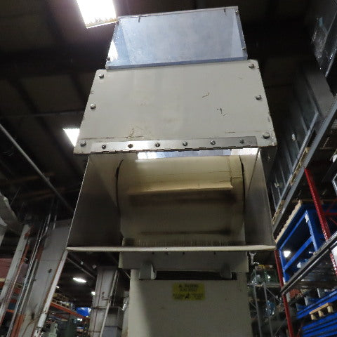 American Machine Works 12" x 112" Incline Elevator Discharge Conveyor 30FPM 3Ph