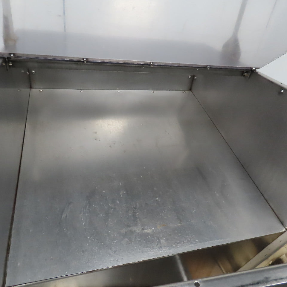 American Machine Works 12" x 112" Incline Elevator Discharge Conveyor 30FPM 3Ph