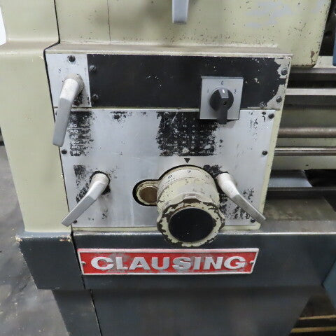 Clausing 1501 14" x 48" Variable Speed Engine Lathe 16" Swing 3Ph 208V Parts