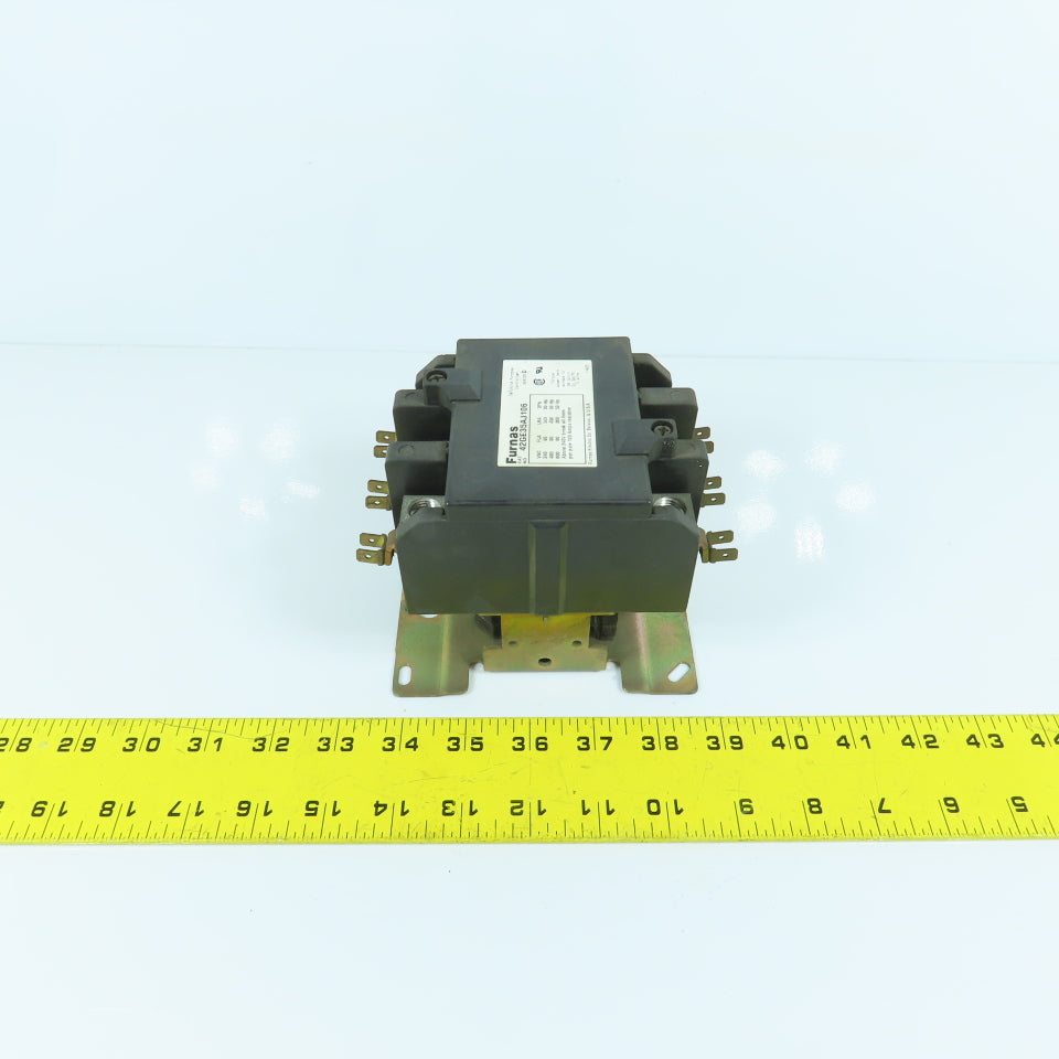 Furnas 42GE35AJ106 90A Definite Purpose Contactor 600V 30-50HP 24V Coil