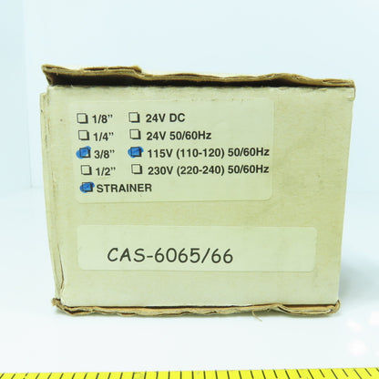 CAS-6065/66 Type TM30 Automatic Time Drain Condensation Valve 120V 3/8" NPT