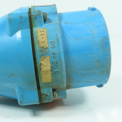 Meltric DS-32-50-P 480V 50A Male Plug 3-Prong
