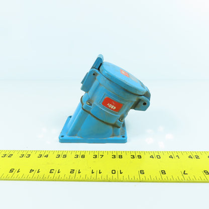 Meltric 480V 50A Female Receptacle Wall Mount 5-Prong
