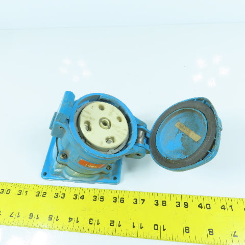 Meltric 480V 50A Female Receptacle Wall Mount 5-Prong