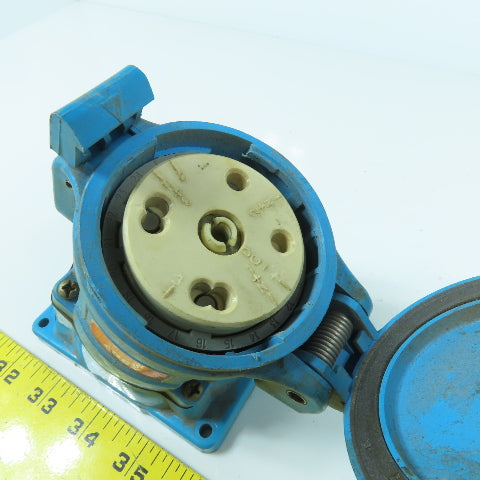Meltric 480V 50A Female Receptacle Wall Mount 5-Prong