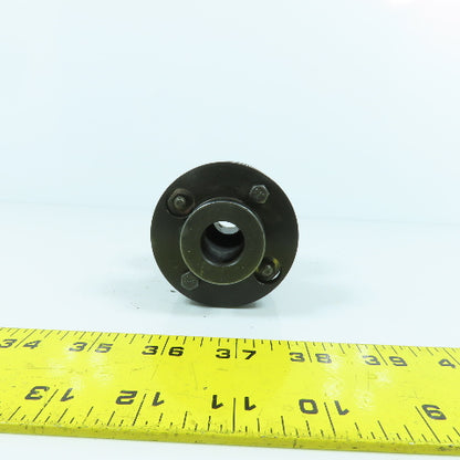 19mm x 19mm Flexible Steel Disc Shaft Coupling 96mm OAL