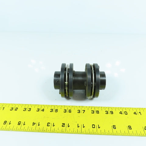 19mm x 19mm Flexible Steel Disc Shaft Coupling 96mm OAL