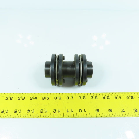 19mm x 19mm Flexible Steel Disc Shaft Coupling 96mm OAL