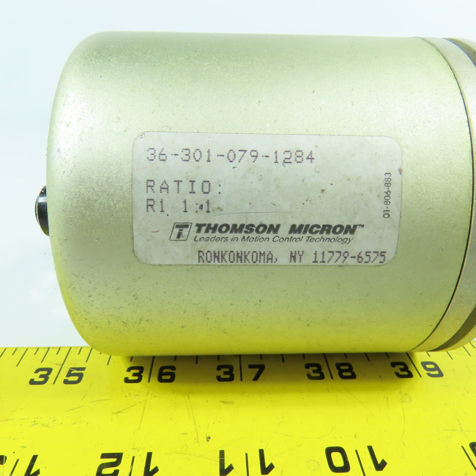 Thompson Micron 36-301-079-1284 1:1 Ratio Position Transducer 3/8" Shaft