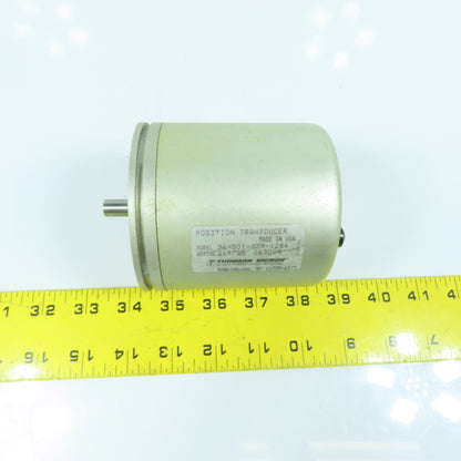 Thompson Micron 36-301-079-1284 1:1 Ratio Position Transducer 3/8" Shaft