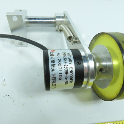 CHA-250BM-G5-24C Rotary Encoder With Cable & 68mm Wheel OD