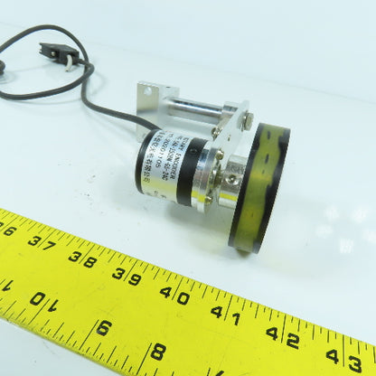 CHA-250BM-G5-24C Rotary Encoder With Cable & 68mm Wheel OD