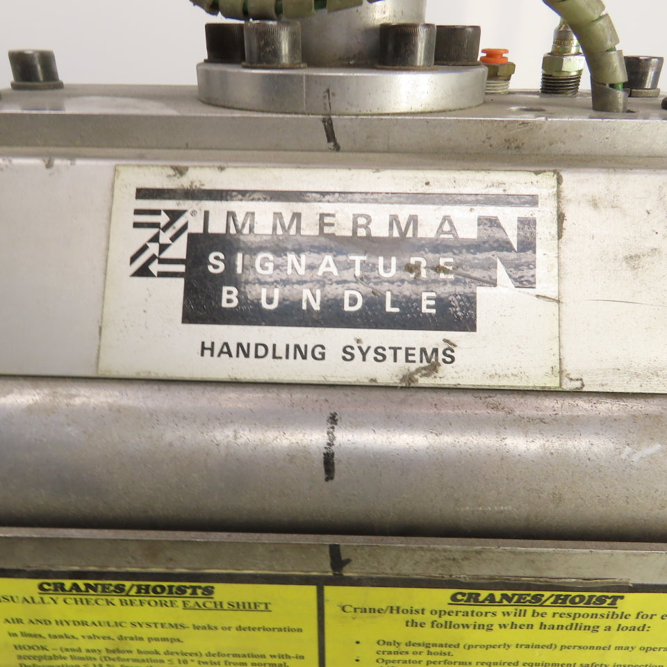 Ingersoll Rand Zimmerman SBH Signature Log Bundle Handler Pivot Controls