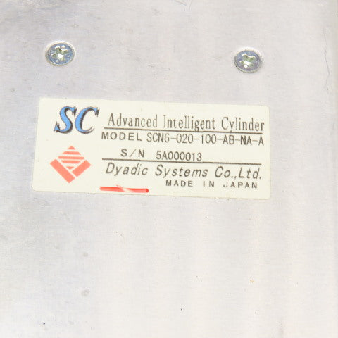 Dyadic Systems SCN6-020-100-AB-NA-A Advanced Intelligent Cylinder Servo Actuator