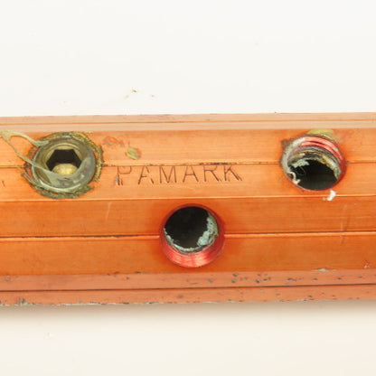 Pamark 16 Port Pneumatic Bar Manifold Aluminum Red 18-1/2" OAL 1/4" NPT