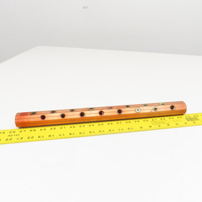 Pamark 16 Port Pneumatic Bar Manifold Aluminum Red 18-1/2" OAL 1/4" NPT