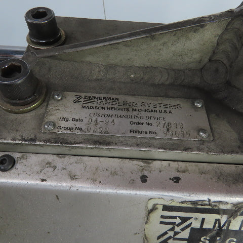 Ingersoll Rand Zimmerman SBH Signature Log Bundle Handler Pivot Swivel Controls