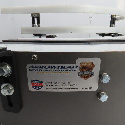 Arrowhead Slave Driven 90-¦ Container Handling Conveyor Section 12" Wide