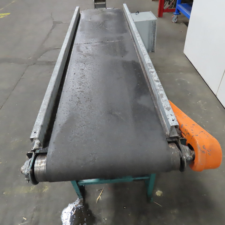 ACS 17-1/2" x 82" Slide Bed Belt Variable Speed Conveyor 115V 1Ph 6-30FPM