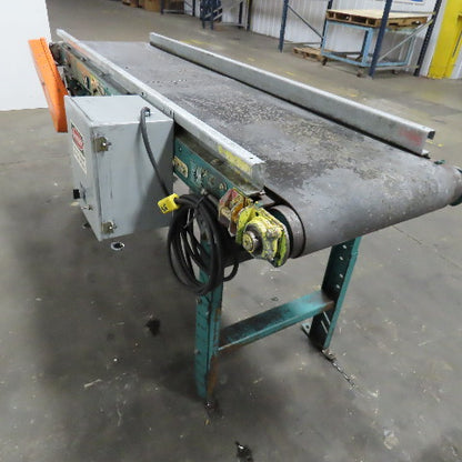 ACS 17-1/2" x 82" Slide Bed Belt Variable Speed Conveyor 115V 1Ph 6-30FPM