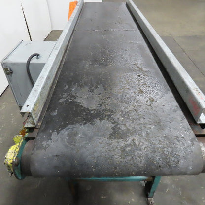 ACS 17-1/2" x 82" Slide Bed Belt Variable Speed Conveyor 115V 1Ph 6-30FPM