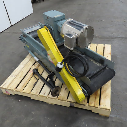 12" x 60" Adjustable Incline Slide Bed Belt Conveyor 208-230/480V 35FPM